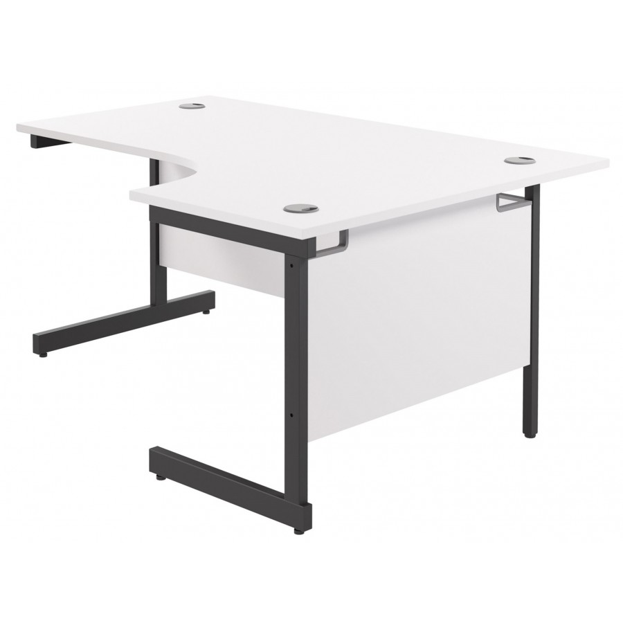 Olton Single Cantilever Corner Office Desk